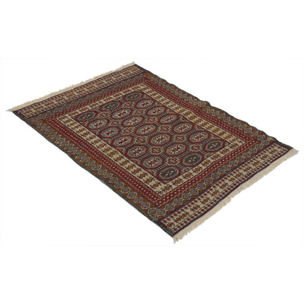 Maliki Kilim 2' 9" X 4' 1" Wool Hand-Woven Kilim 2' 9" X 4' 1" (84 X 124) / Multi / Multi