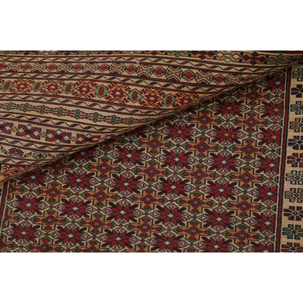 Maliki Kilim 3' 2" X 4' 5" Wool Hand-Woven Kilim 3' 2" X 4' 5" (97 X 135) / Multi / Multi