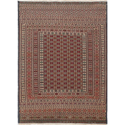 Maliki Kilim Hand-Woven Wool Kilim IVA0024146 - Natalia Rugs