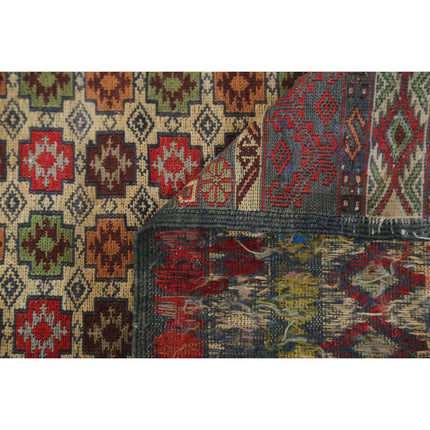 Maliki Kilim 2' 8" X 4' 8" Wool Hand-Woven Kilim 2' 8" X 4' 8" (81 X 142) / Multi / Multi