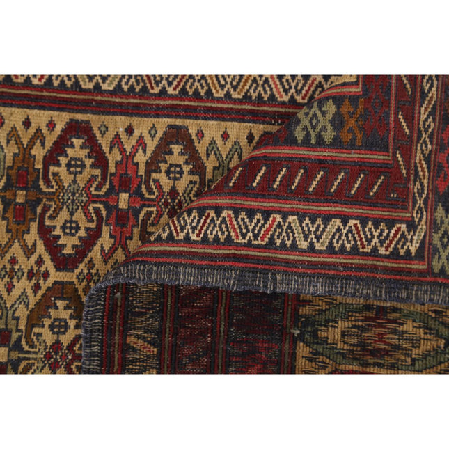 Maliki Kilim 4' 1" X 6' 3" Wool Hand-Woven Kilim 4' 1" X 6' 3" (124 X 191) / Multi / Multi