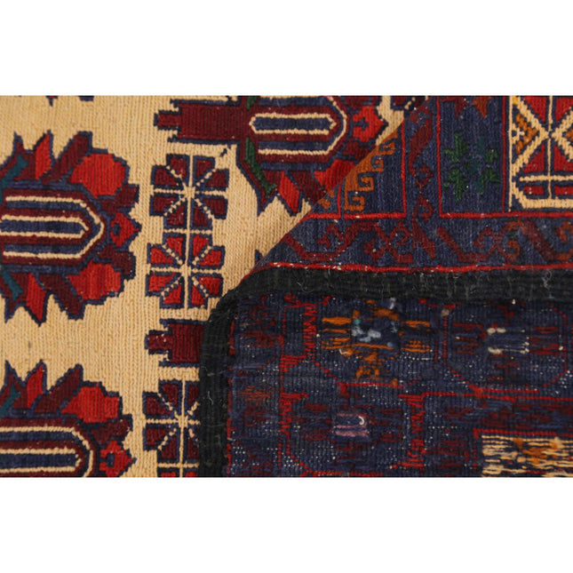 Maliki Kilim 4' 5" X 6' 6" Wool Hand-Woven Kilim 4' 5" X 6' 6" (135 X 198) / Multi / Multi