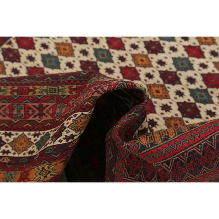 Maliki Kilim 4' 2" X 6' 2" Wool Hand-Woven Kilim 4' 2" X 6' 2" (127 X 188) / Multi / Multi