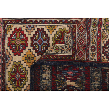 Maliki Kilim 3' 0" X 4' 6" Wool Hand-Woven Kilim 3' 0" X 4' 6" (91 X 137) / Multi / Multi