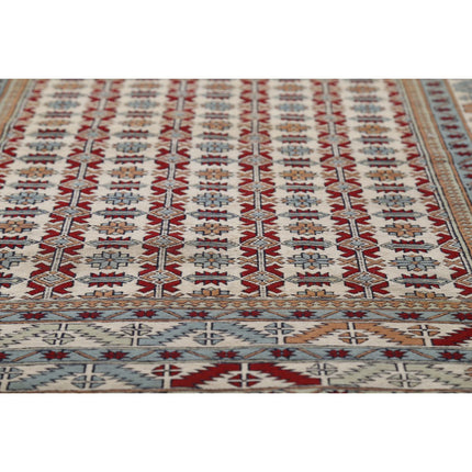 Maliki Kilim 3' 1" X 4' 0" Wool Hand-Woven Kilim 3' 1" X 4' 0" (94 X 122) / Multi / Multi