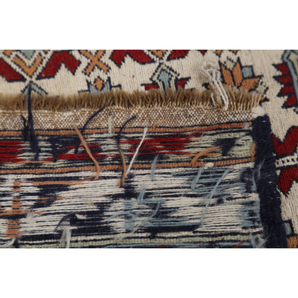 Maliki Kilim 3' 1" X 4' 0" Wool Hand-Woven Kilim 3' 1" X 4' 0" (94 X 122) / Multi / Multi