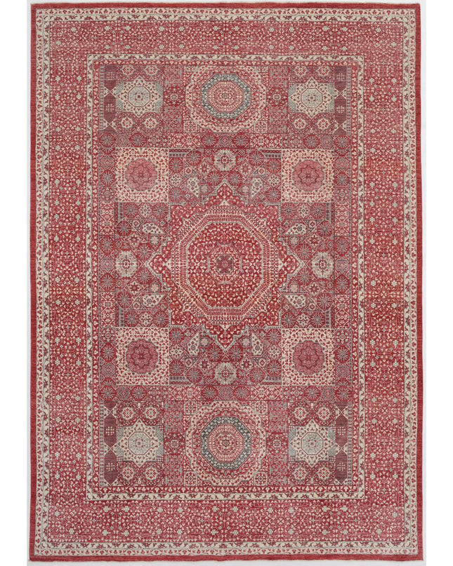 Mamluk 10' 1" X 14' 5" Hand Knotted Wool Rug 10' 1" X 14' 5" (307 X 440) / Red / Wool