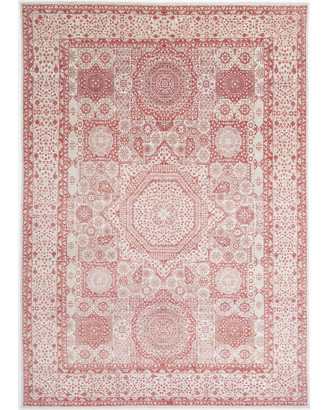 Mamluk 8' 11" X 12' 8" Hand Knotted Wool Rug 8' 11" X 12' 8" (272 X 386) / Ivory / Wool