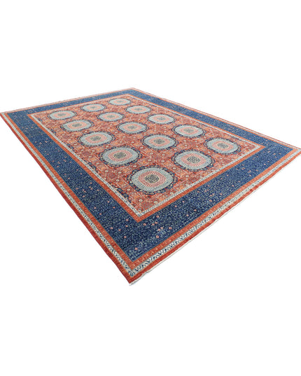 Mamluk 9' 10" X 13' 3" Hand Knotted Wool Rug 9' 10" X 13' 3" (300 X 404) / Rust / Wool