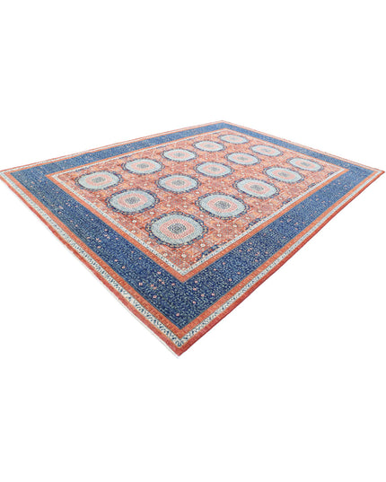 Mamluk 9' 10" X 13' 3" Hand Knotted Wool Rug 9' 10" X 13' 3" (300 X 404) / Rust / Wool