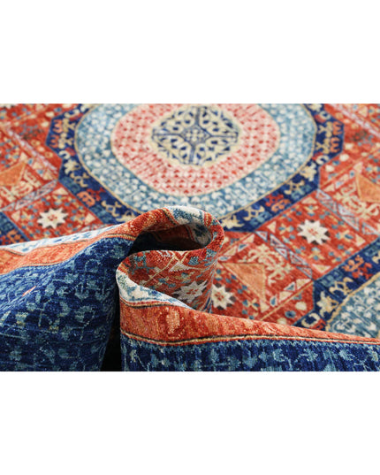 Mamluk 9' 10" X 13' 3" Hand Knotted Wool Rug 9' 10" X 13' 3" (300 X 404) / Rust / Wool