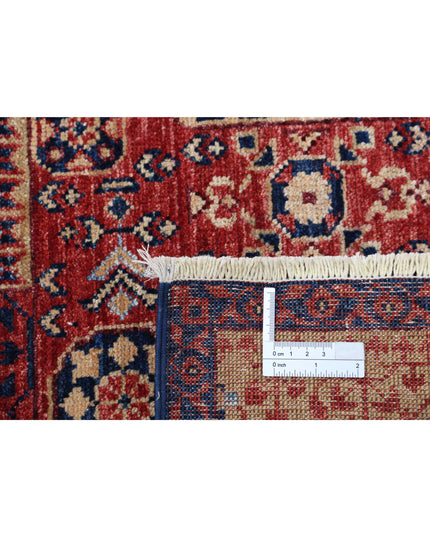 Mamluk 5' 3" X 7' 6" Hand Knotted Wool Rug 5' 3" X 7' 6" (160 X 229) / Red / Wool