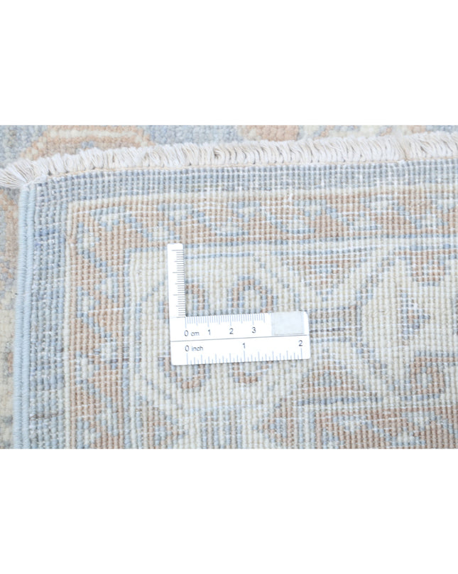 Mamluk 3' 5" X 9' 5" Hand Knotted Wool Rug 3' 5" X 9' 5" (104 X 287) / Teal / Wool