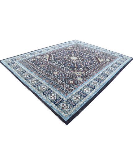 Mamluk 9' 1" X 11' 9" Hand Knotted Wool Rug 9' 1" X 11' 9" (277 X 358) / Black / Wool