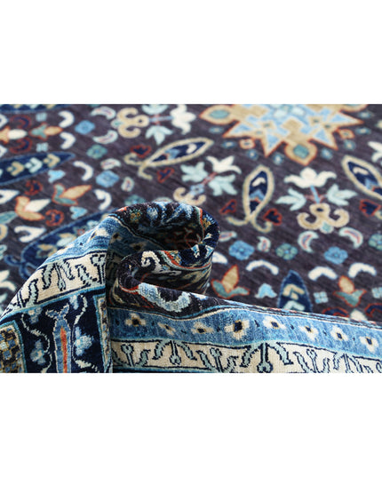 Mamluk 9' 1" X 11' 9" Hand Knotted Wool Rug 9' 1" X 11' 9" (277 X 358) / Black / Wool