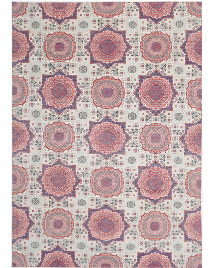 Mamluk 12' 1" X 17' 1" Hand Knotted Wool Rug 12' 1" X 17' 1" (368 X 521) / Ivory / Wool