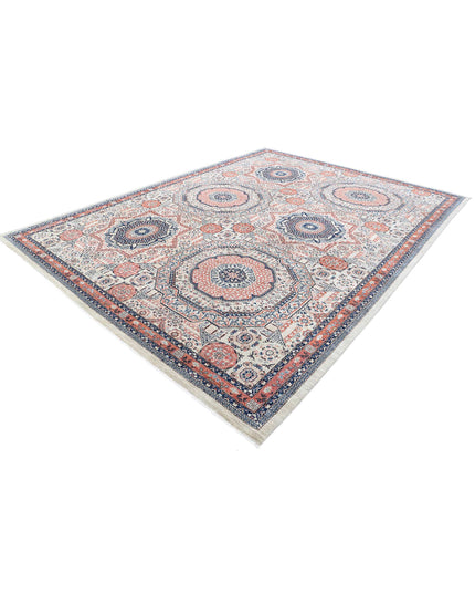 Mamluk 9' 1" X 12' 1" Hand Knotted Wool Rug 9' 1" X 12' 1" (277 X 368) / Beige / Wool