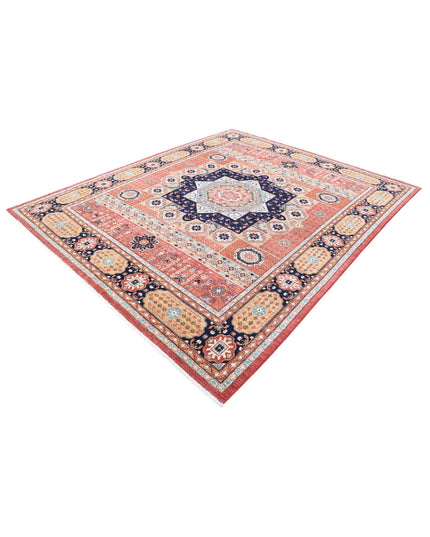 Mamluk 7' 11" X 9' 9" Hand Knotted Wool Rug 7' 11" X 9' 9" (241 X 297) / Red / Wool