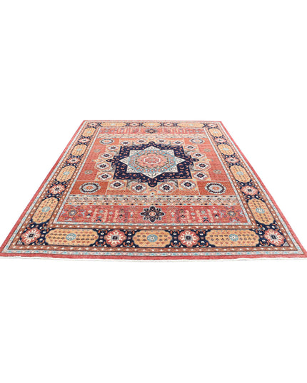 Mamluk 7' 11" X 9' 9" Hand Knotted Wool Rug 7' 11" X 9' 9" (241 X 297) / Red / Wool