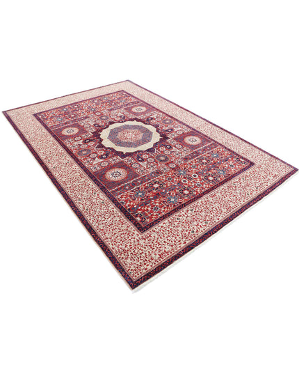 Mamluk 6' 0" X 8' 8" Hand Knotted Wool Rug 6' 0" X 8' 8" (183 X 264) / Gold / Wool