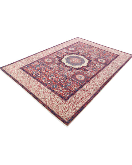 Mamluk 6' 0" X 8' 8" Hand Knotted Wool Rug 6' 0" X 8' 8" (183 X 264) / Gold / Wool