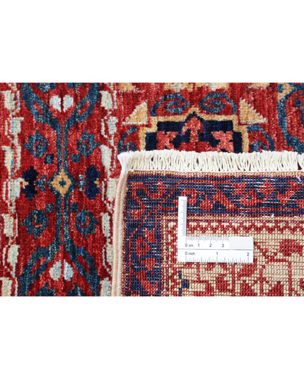 Mamluk 6' 0" X 8' 8" Hand Knotted Wool Rug 6' 0" X 8' 8" (183 X 264) / Gold / Wool