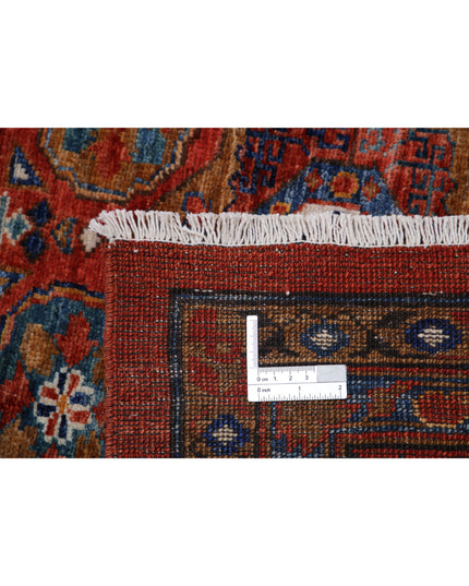 Mamluk 13' 6" X 16' 0" Hand Knotted Wool Rug 13' 6" X 16' 0" (411 X 488) / Rust / Wool