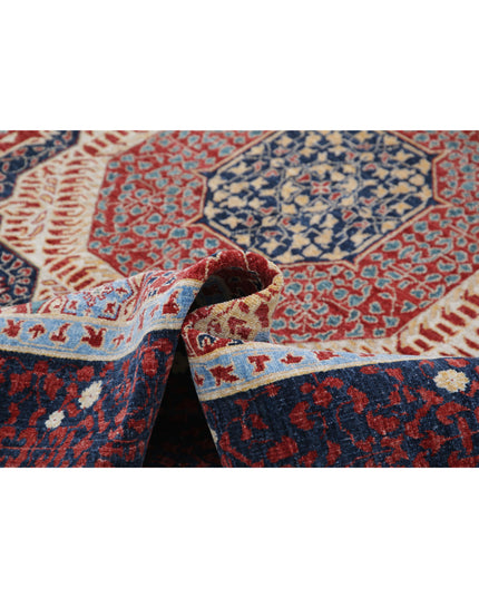 Mamluk 8' 2" X 9' 3" Hand Knotted Wool Rug 8' 2" X 9' 3" (249 X 282) / Red / Wool