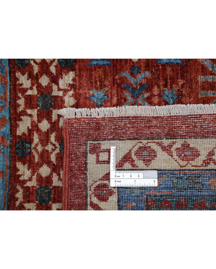 Mamluk 11' 9" X 16' 6" Hand Knotted Wool Rug 11' 9" X 16' 6" (358 X 503) / Rust / Wool