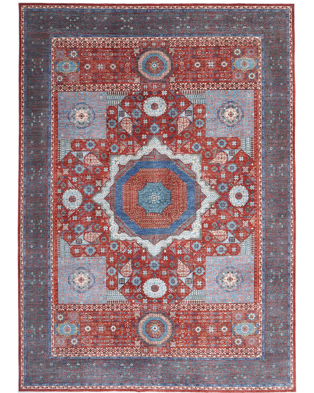 Mamluk 11' 9" X 16' 6" Hand Knotted Wool Rug 11' 9" X 16' 6" (358 X 503) / Rust / Wool