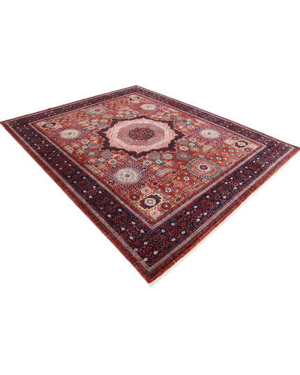 Mamluk 8' 1" X 9' 11" Hand Knotted Wool Rug 8' 1" X 9' 11" (246 X 302) / Rust / Wool