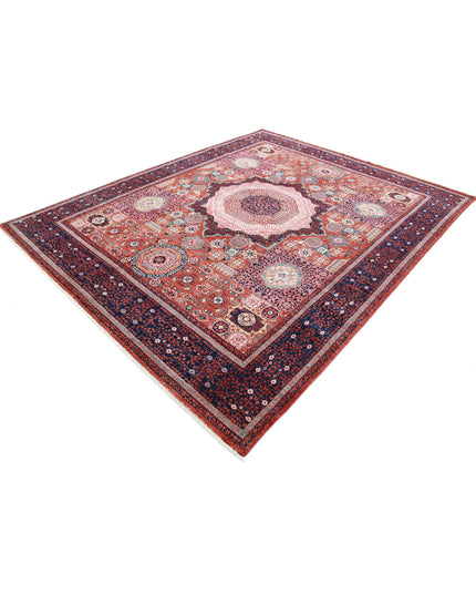 Mamluk 8' 1" X 9' 11" Hand Knotted Wool Rug 8' 1" X 9' 11" (246 X 302) / Rust / Wool