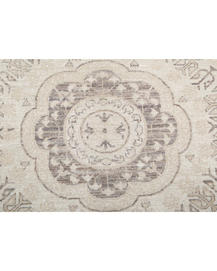 Mamluk 3' 5" X 9' 5" Hand Knotted Wool Rug 3' 5" X 9' 5" (104 X 287) / Beige / Wool