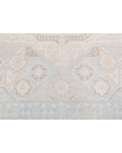 Mamluk 6' 3" X 9' 4" Hand Knotted Wool Rug 6' 3" X 9' 4" (191 X 284) / Blue / Wool