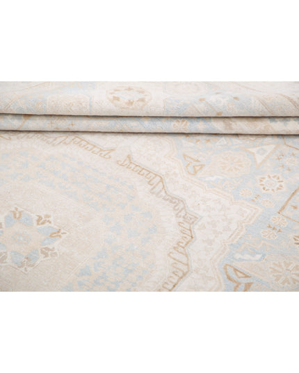 Mamluk 6' 3" X 9' 4" Hand Knotted Wool Rug 6' 3" X 9' 4" (191 X 284) / Blue / Wool