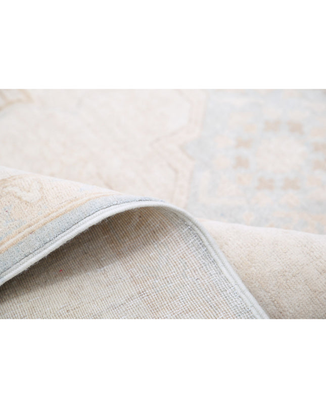 Mamluk 6' 3" X 9' 4" Hand Knotted Wool Rug 6' 3" X 9' 4" (191 X 284) / Blue / Wool