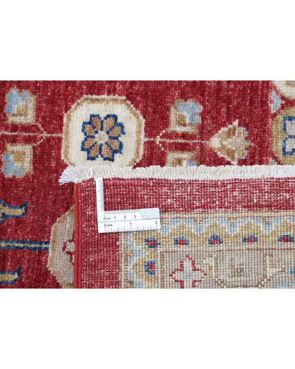 Mamluk 8' 10" X 12' 2" Hand Knotted Wool Rug 8' 10" X 12' 2" (269 X 371) / Red / Wool