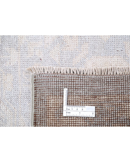 Mamluk 8' 9" X 11' 10" Hand Knotted Wool Rug 8' 9" X 11' 10" (267 X 361) / Grey / Wool