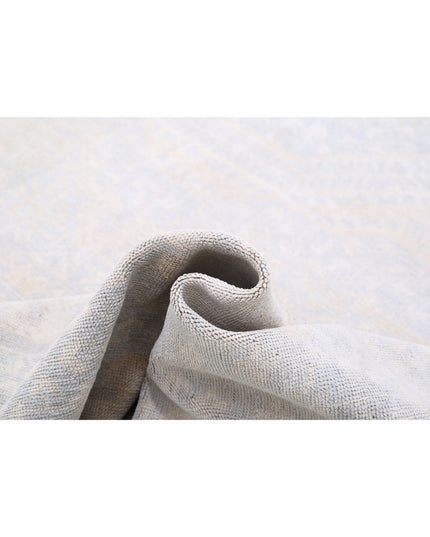 Mamluk 8' 9" X 11' 10" Hand Knotted Wool Rug 8' 9" X 11' 10" (267 X 361) / Grey / Wool