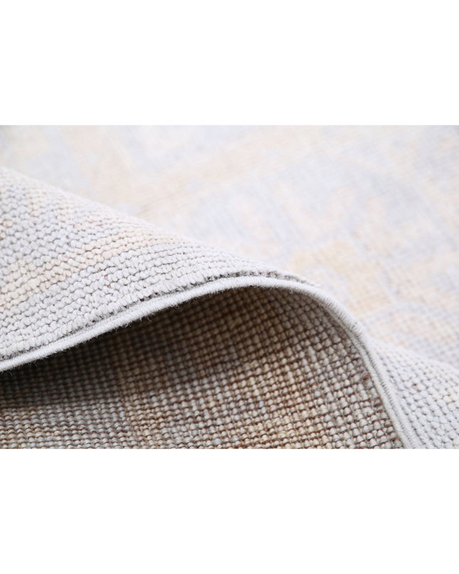 Mamluk 8' 9" X 11' 10" Hand Knotted Wool Rug 8' 9" X 11' 10" (267 X 361) / Grey / Wool