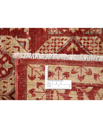 Mamluk 8' 6" X 11' 9" Hand Knotted Wool Rug 8' 6" X 11' 9" (259 X 358) / Red / Wool