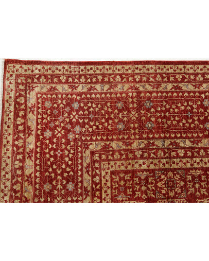 Mamluk 8' 6" X 11' 9" Hand Knotted Wool Rug 8' 6" X 11' 9" (259 X 358) / Red / Wool
