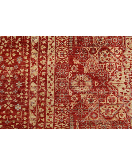 Mamluk 8' 6" X 11' 9" Hand Knotted Wool Rug 8' 6" X 11' 9" (259 X 358) / Red / Wool