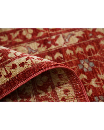 Mamluk 8' 6" X 11' 9" Hand Knotted Wool Rug 8' 6" X 11' 9" (259 X 358) / Red / Wool