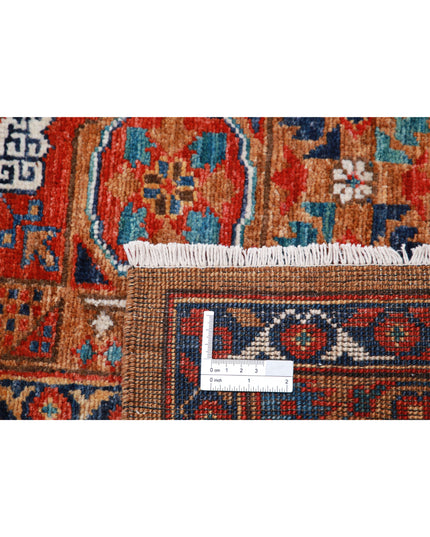 Mamluk 13' 3" X 16' 2" Hand Knotted Wool Rug 13' 3" X 16' 2" (404 X 493) / Brown / Wool