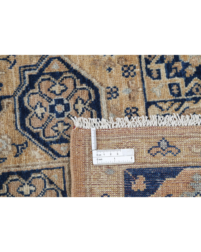 Mamluk 5' 3" X 7' 5" Hand Knotted Wool Rug 5' 3" X 7' 5" (160 X 226) / Taupe / Wool