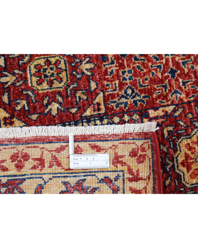 Mamluk 8' 10" X 12' 8" Hand Knotted Wool Rug 8' 10" X 12' 8" (269 X 386) / Red / Wool