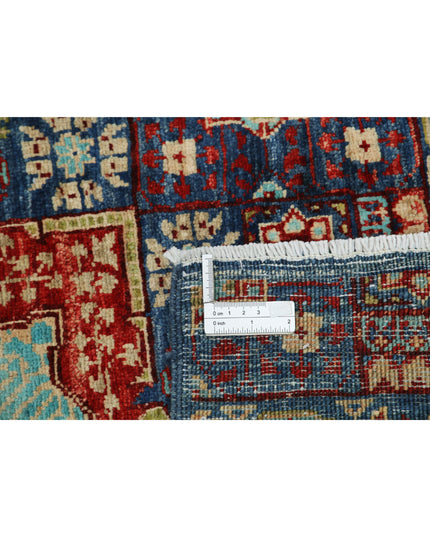 Mamluk 2' 6" X 9' 10" Hand Knotted Wool Rug 2' 6" X 9' 10" (76 X 300) / Blue / Wool