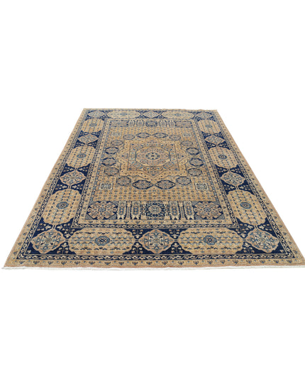Mamluk 6' 7" X 9' 3" Hand Knotted Wool Rug 6' 7" X 9' 3" (201 X 282) / Tan / Wool