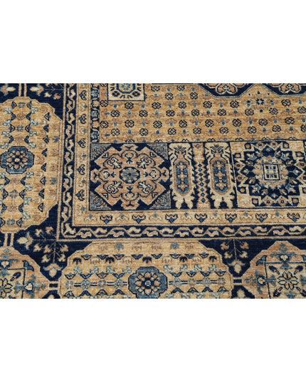 Mamluk 6' 7" X 9' 3" Hand Knotted Wool Rug 6' 7" X 9' 3" (201 X 282) / Tan / Wool
